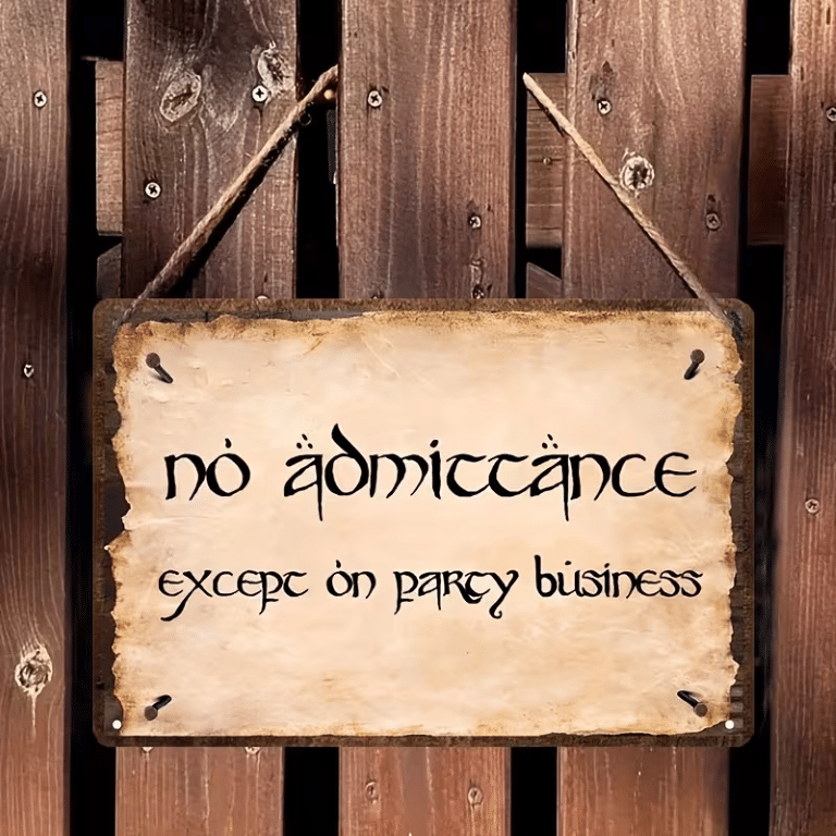 WETA - No Admittance Sign