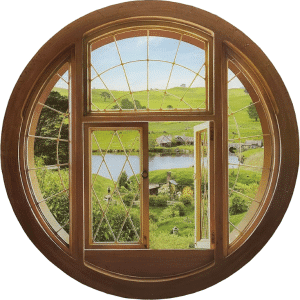 WETA - Wall Decal - Hobbit Hole Window