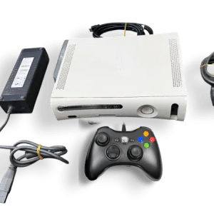 XBox 360 Console (WHITE LAUNCH MODEL) + Genuine Controller