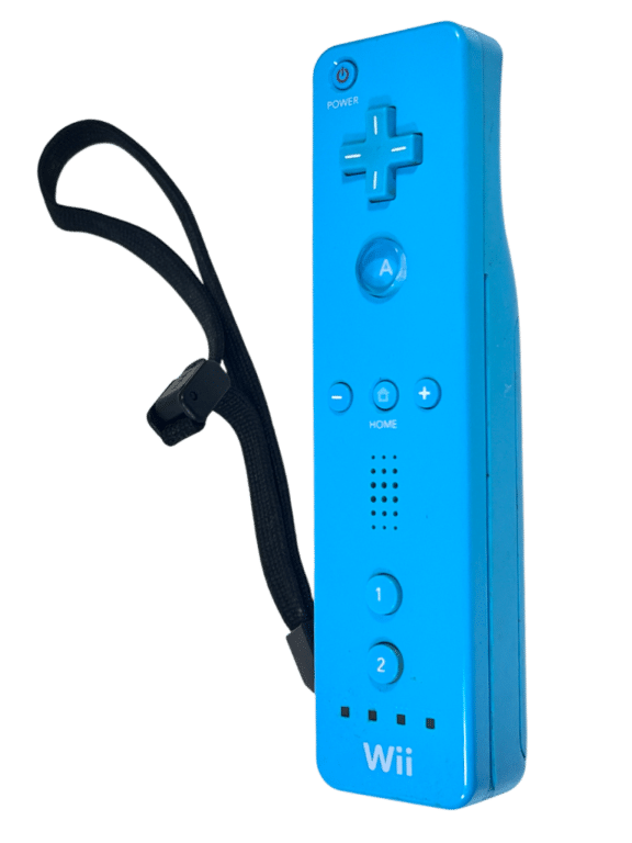 Genuine NINTENDO Wii Remote (Controller) BLUE - Image 2