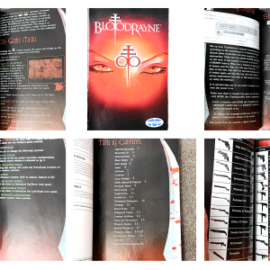 BLOODRAYNE PS2 Instruction Manual Booklet (Genuine PlayStation)