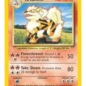 POKEMON TCG - Arcanine 23 Base Set Unlimited