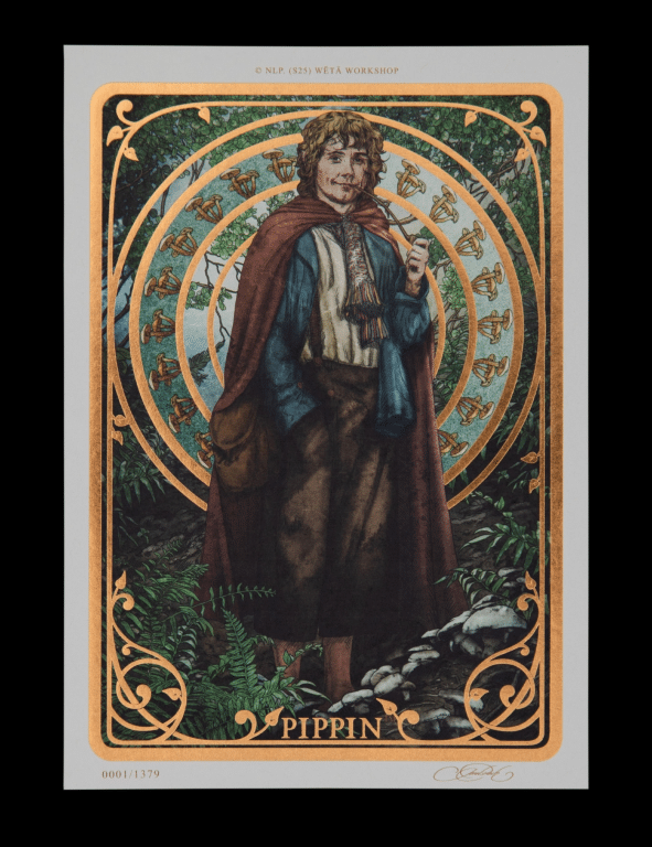 WETA LORD OF THE RINGS Art Print – Pippin Art Card (A5)