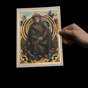 Weta Lord of the Rings Art Print – Samwise Art Card (A5)