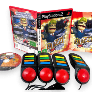 BUZZ! The Big Quiz (PS2) *GAME + BUZZERS PLAYING BUNDLE!