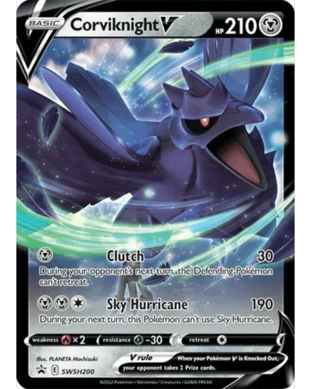POKEMON TCG - Corviknight V SWSH200 Sword & Shield Promo