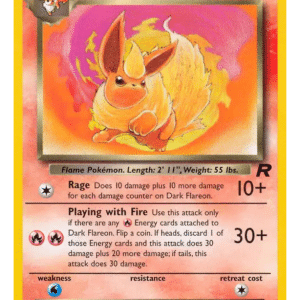 POKEMON TCG - Dark Flareon 35 Team Rocket