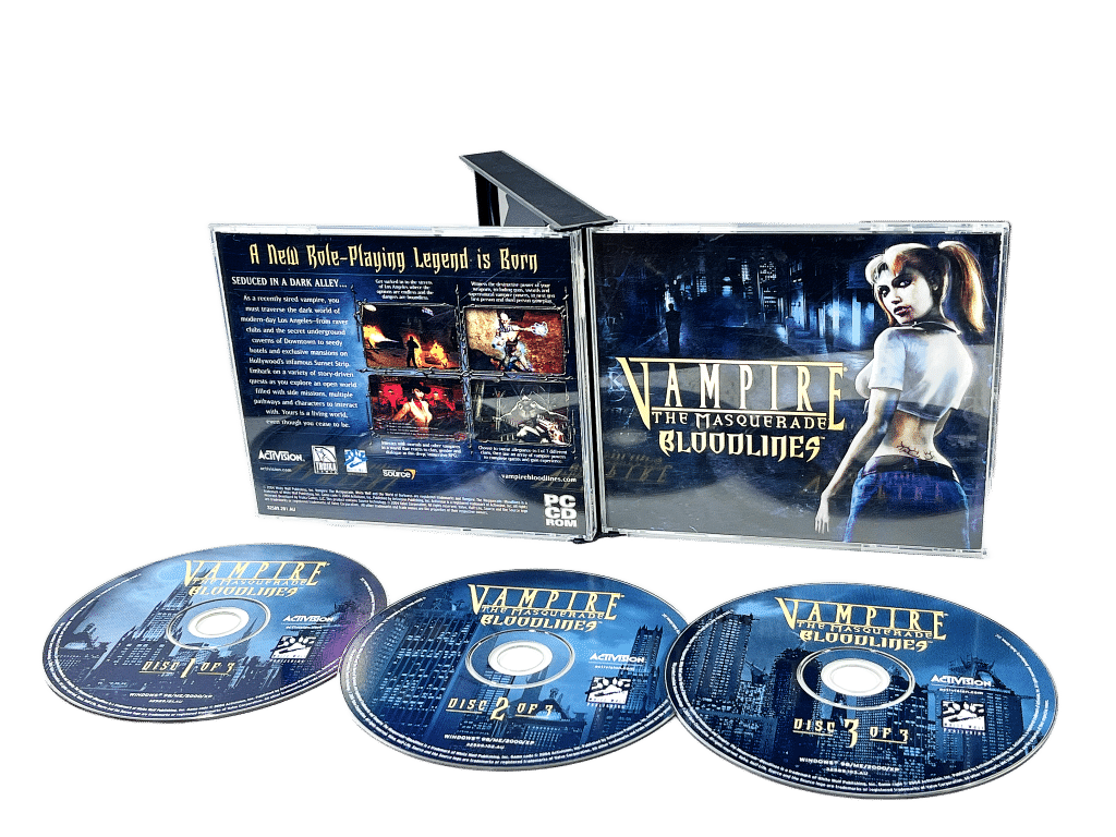 Vampire: The Masquerade – Bloodlines (PC) Complete 3-Disc Set - Image 2