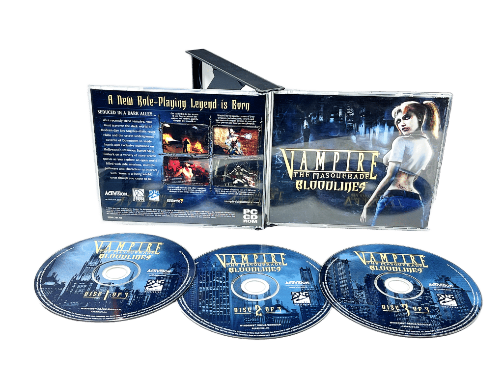 Vampire: The Masquerade – Bloodlines (PC) Complete 3-Disc Set - Image 4