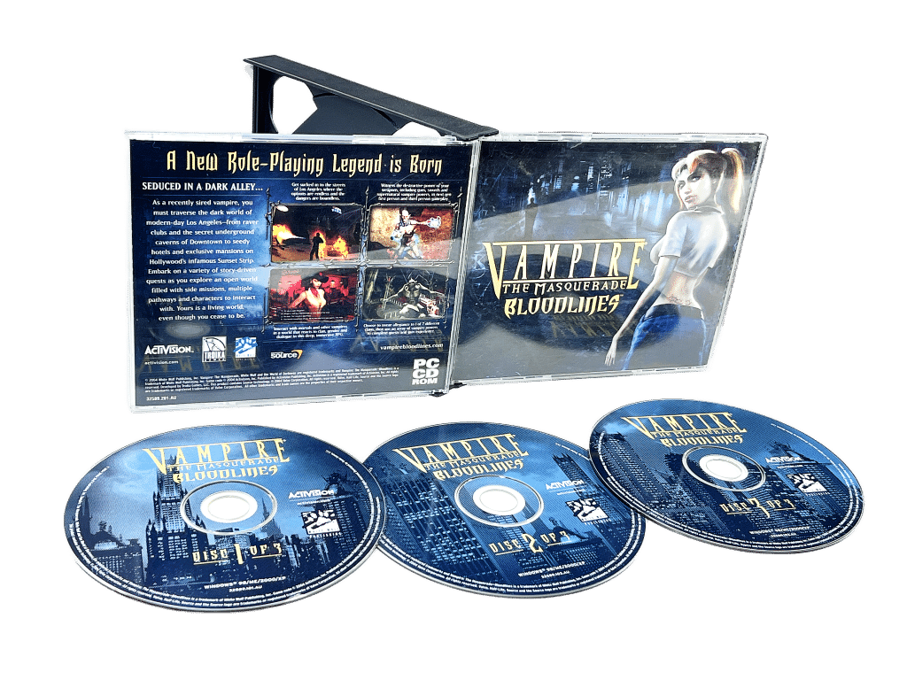 Vampire: The Masquerade – Bloodlines (PC) Complete 3-Disc Set - Image 3