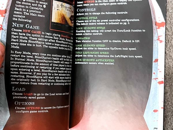 BLOODRAYNE PS2 Instruction Manual Booklet (Genuine PlayStation) - Image 5