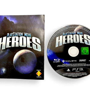 PlayStation Move Heroes (PS3) *GAME DISC + MANUAL*