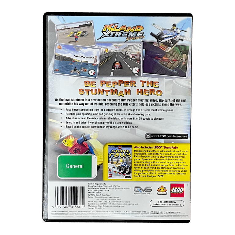 LEGO Island Xtreme Stunts (PC CD-ROM – Double Pack) - Image 2