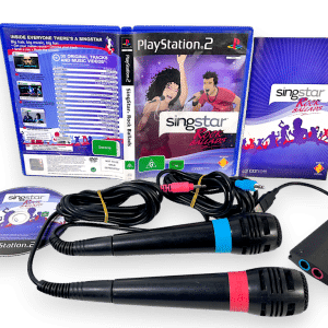 SingStar Rock BALLADS PS2 (BUNDLE: Microphones + Game)