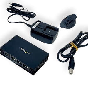 StarTech 4-Port USB Hub with Power Adapter NEW