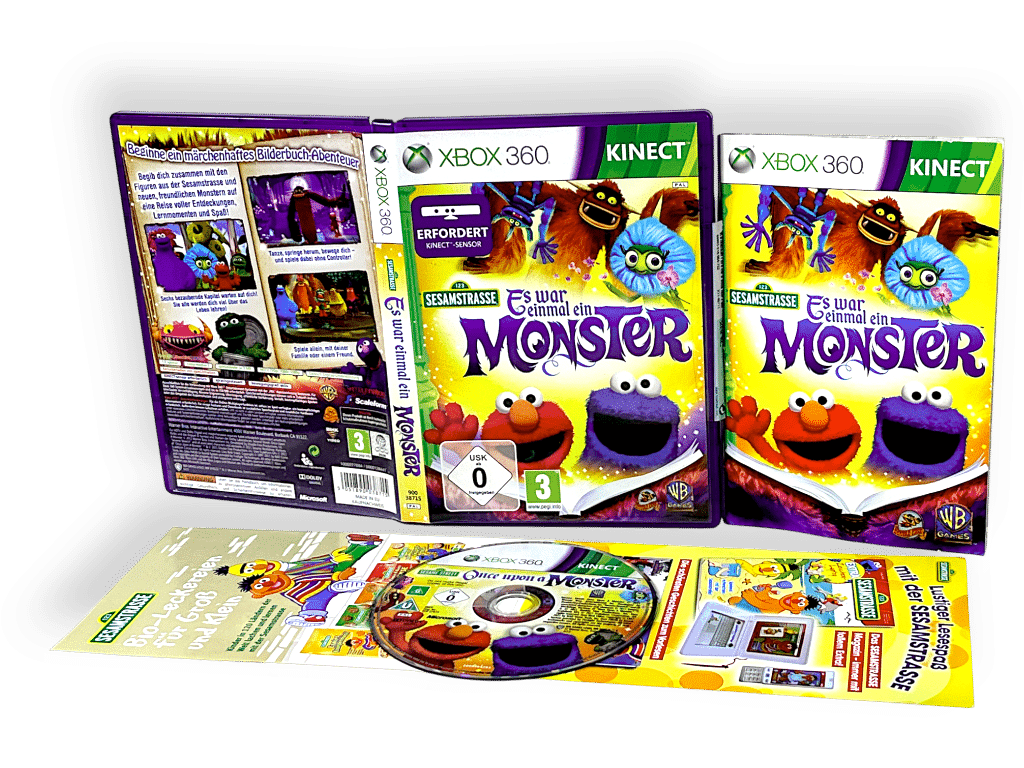 Sesame Street: Once Upon a Monster (Xbox 360 Kinect) *MINT COMPLETE* - Image 2