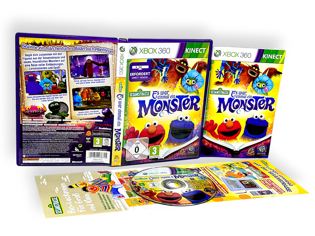 Sesame Street: Once Upon a Monster (Xbox 360 Kinect) *MINT COMPLETE* - Image 3