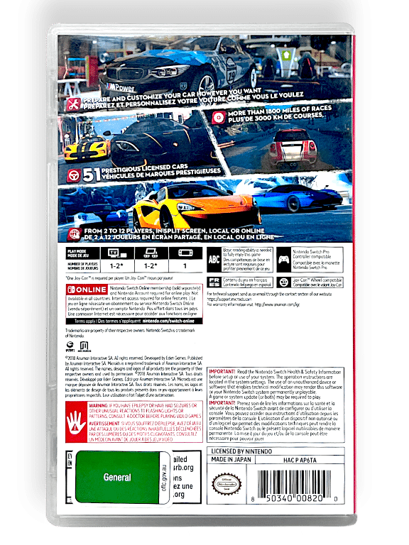 GEAR CLUB 2 Unlimited Porche Edition (Nintendo Switch)