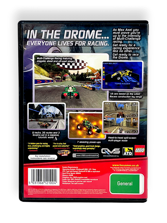LEGO Drome Racers (PC CD-ROM) *EXCELLENT & COMPLETE* - Image 2