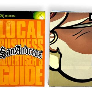 Grand Theft Auto: San Andreas Xbox MANUAL + MAP (NO GAME)