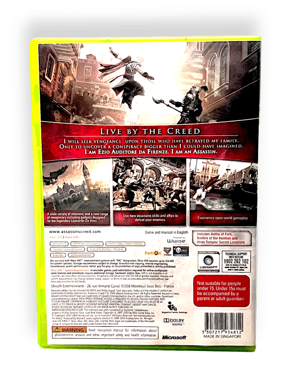 ASSASSIN'S CREED II (Assassins Creed 2) XBox 360 *GENUINE GAME OF THE YEAR*