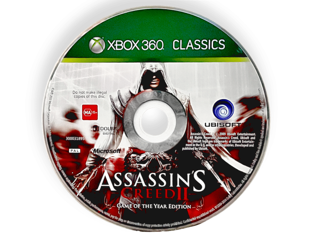 ASSASSIN'S CREED II (Assassins Creed 2) XBox 360 *GENUINE GAME OF THE YEAR*