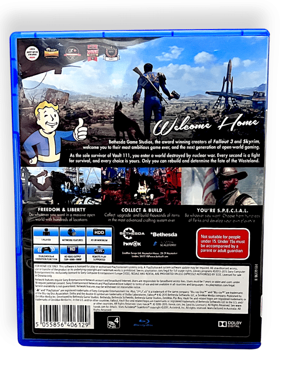 Fallout 4 (Fall Out 4) PS4 *GENUINE "10/10" PRINT* RARE - Image 7