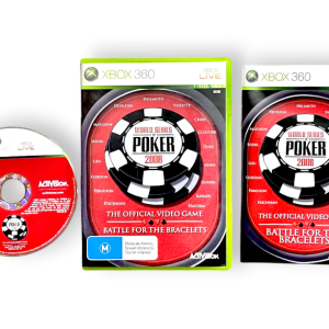 World Series of Poker 2008: Battle for the Bracelets (Xbox 360) *RARE PAL*