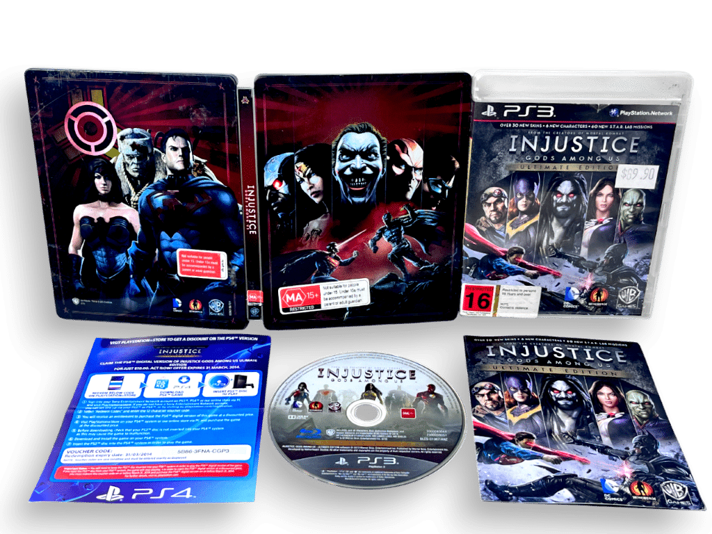 Injustice: Gods Among Us ULTIMATE EDITION (PS3) *STEELBOOK EDITION*