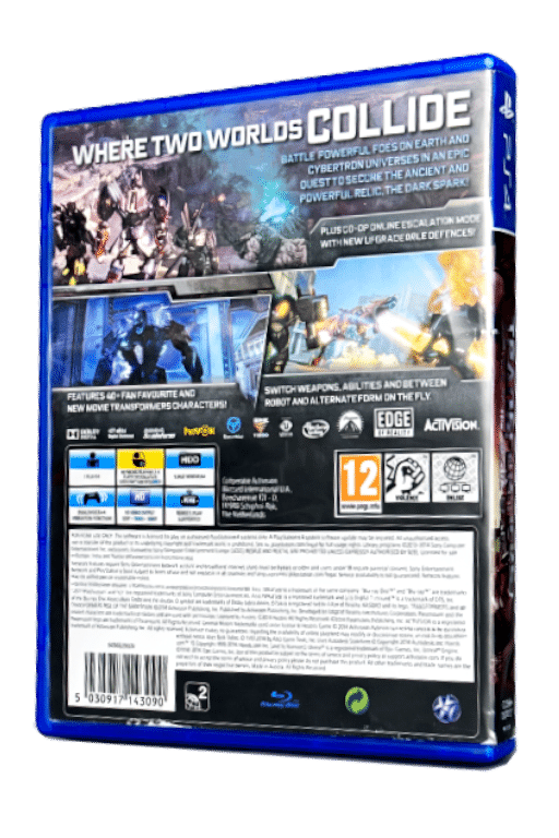 TRANSFORMERS RISE OF THE DARK SPARK PS4