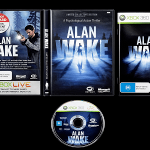 Alan Wake (Xbox 360 LIMITED "BLACK" COLLECTOR'S EDITION) *EXCELLENT & COMPLETE*