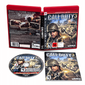 Call of Duty 3 (PS3 GENUINE RED CASE) *MINT COMPLETE*
