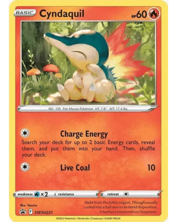 POKEMON TCG - Cyndaquil SWSH211 Sword & Shield Promo