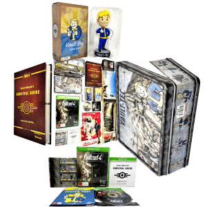 Fallout 4 Vault-Tec Collector's Edition Tin Lunch Box (XBOX ONE) *MINT COMPLETE*