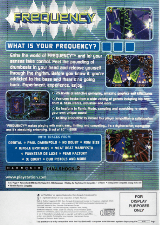 Frequency (PS2 - RARE) *DISC ONLY - EXCELLENT CONDITION* - Image 3