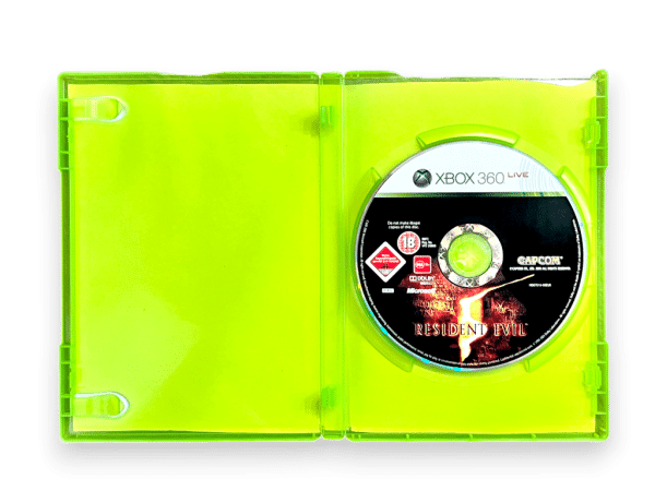 Resident Evil 5 (Xbox 360) CASE + DISC + COPIED COVER - Image 4