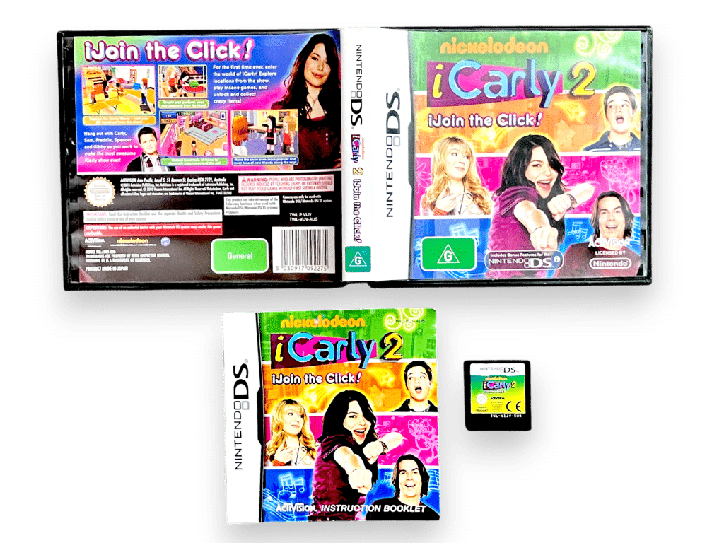 iCarly 2: iJoin the Click! (Nintendo DS) *EXCELLENT & COMPLETE*