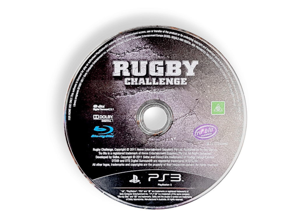 Rugby Challenge (PS3)