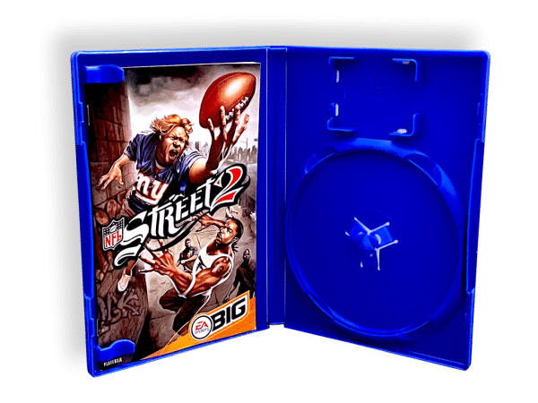 NFL Street 2 (PS2) * CASE + COVER + MANUAL - NO DISC* - Image 3