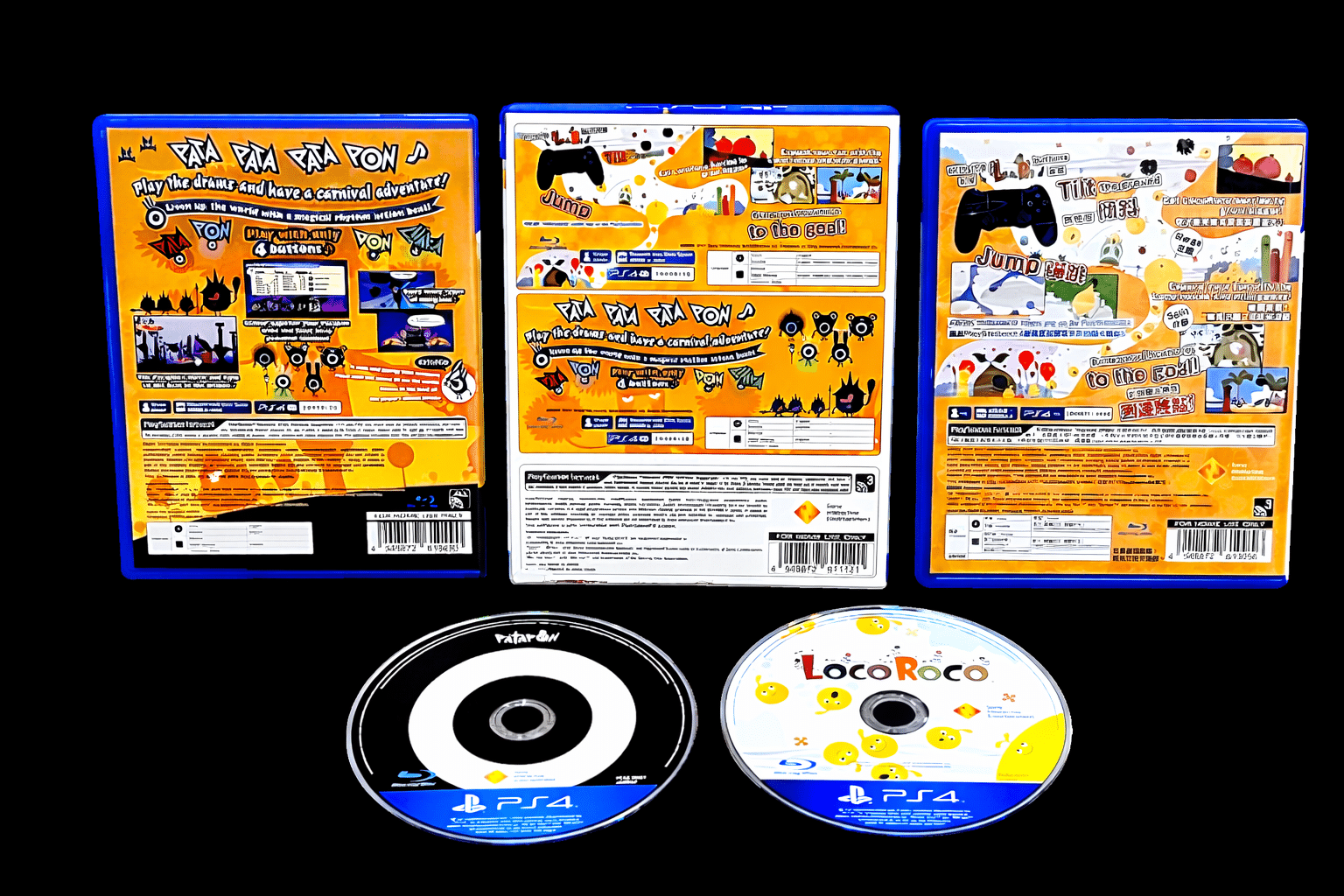 LocoRoco & Patapon Dual Pack (PS4 BOXED) *MINT COMPLETE* - Image 3