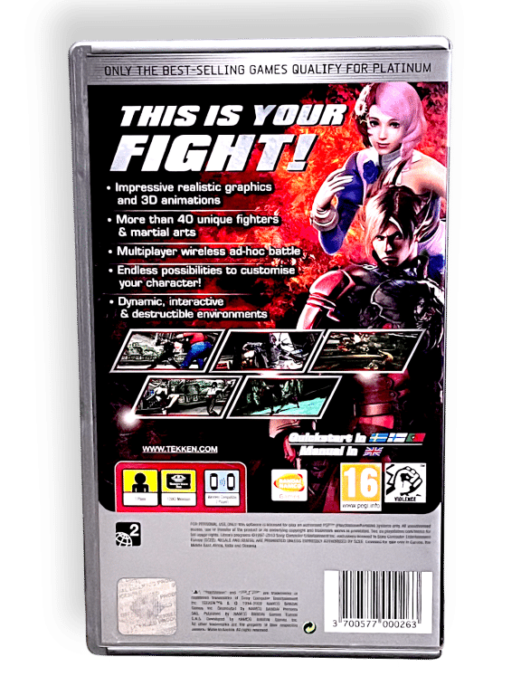 Tekken 6 (PSP MINT COMPLETE) *GENUINE PLATINUM* - Image 2