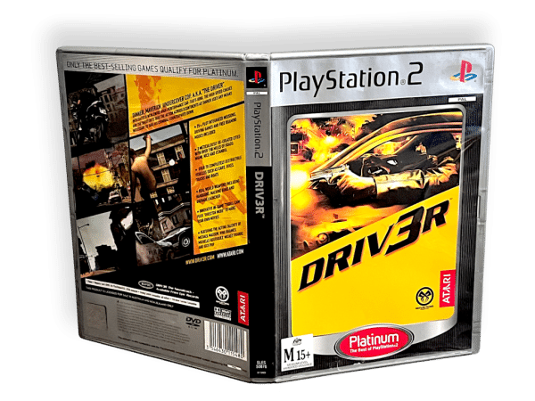 Driver 3 (PS2 GENUINE PLATINUM) *EXCELLENT & COMPLETE* - Image 2