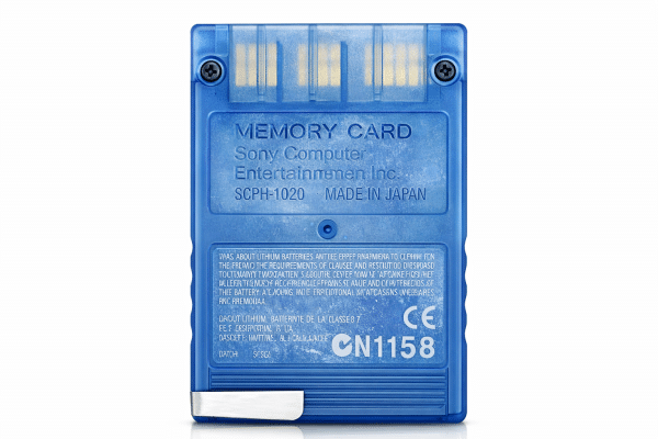 GENUINE SONY PS2 Memory Card 8MB - Blue (MagicGate) - Image 2