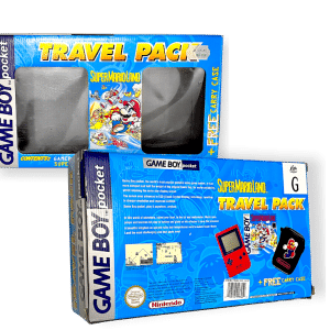 Game Boy Pocket Travel Pack: Super Mario Land (Game Boy) BOX ONLY - EXCELLENT