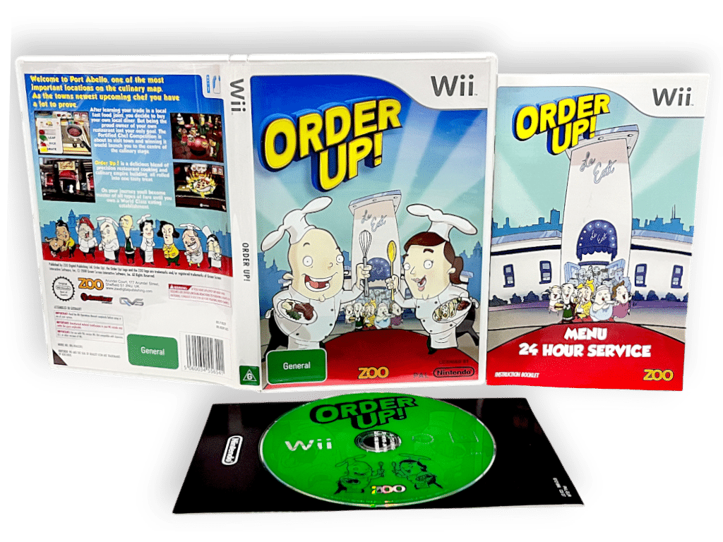 Order Up!! (Wii RARE) *MINT COLLECTOR'S*