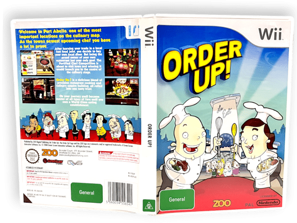 Order Up!! (Wii RARE) *MINT COLLECTOR'S* - Image 2