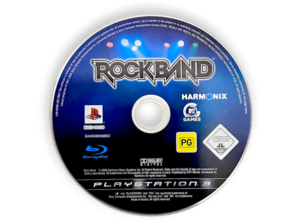 PS2/PS3 Rock Band Drum Kit + Pedal + Sticks + Game! - Image 3