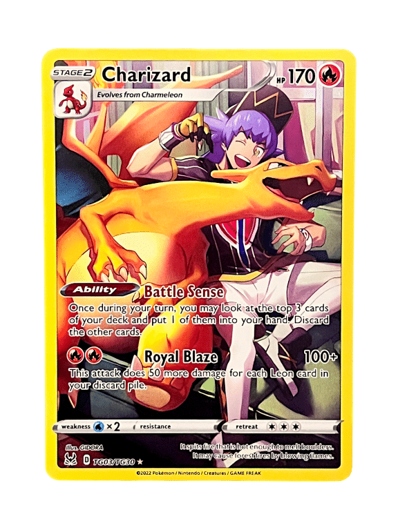POKEMON TCG - CHARIZARD TG03/TG30 Lost Origin Trainer Gallery
