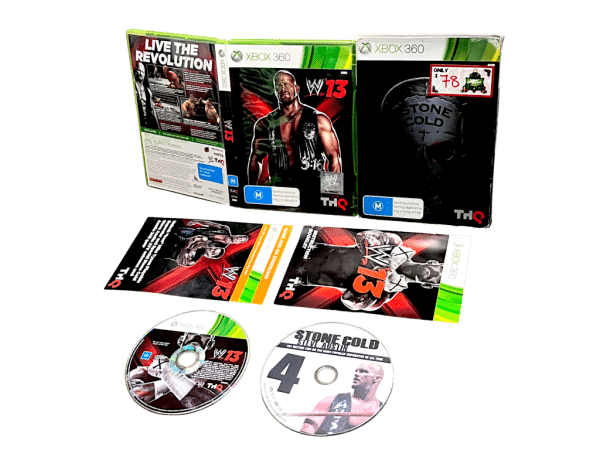 WWE 13 AUSTIN 3:16 EDITION (Xbox 360) *BOXED 2-DISC COLLECTOR'S ED.* - Image 2