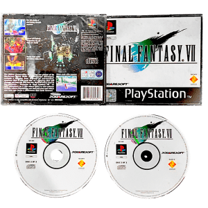 Final Fantasy VII (PS1) *INCLUDES 2 of 3 DISCS*
